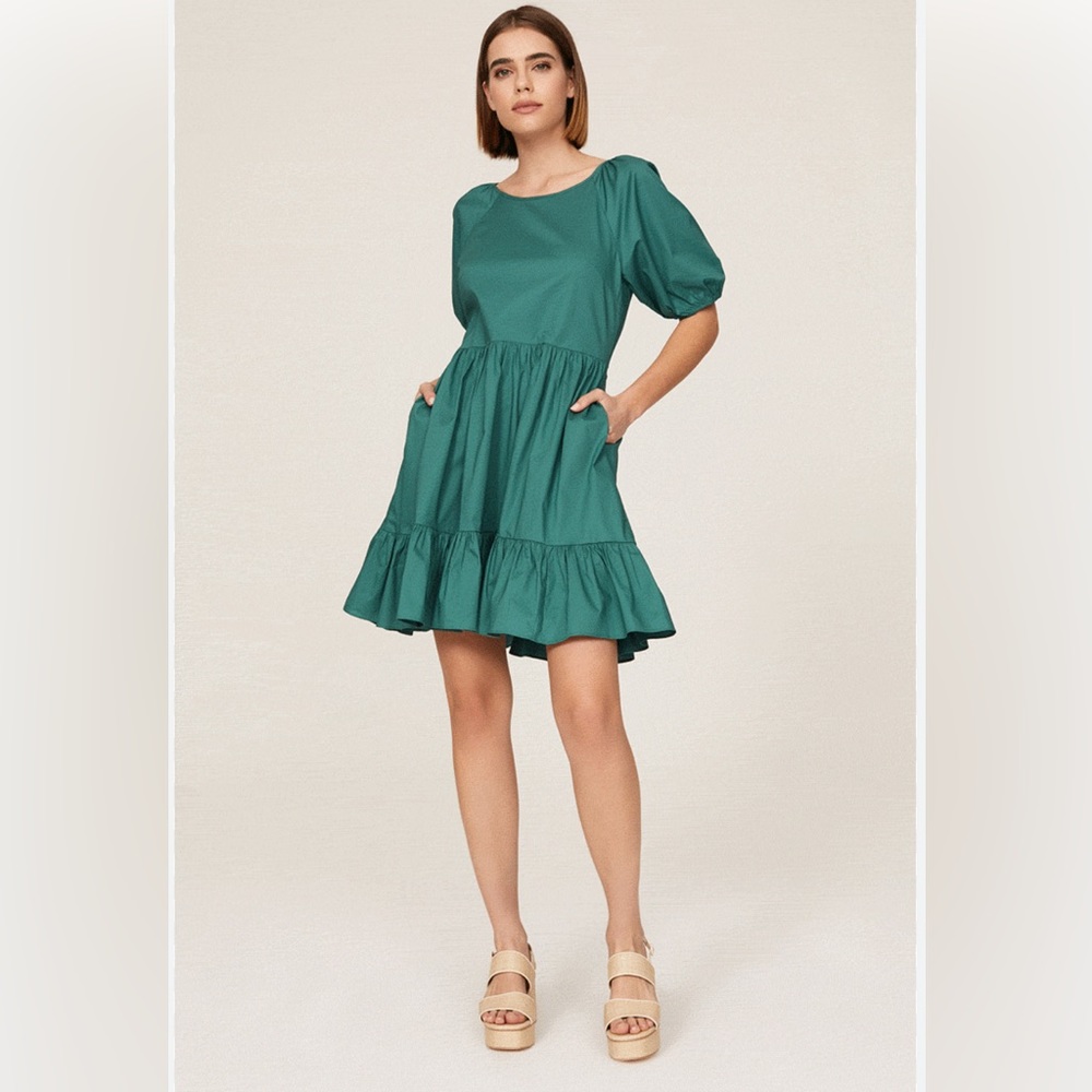 Peter Som Puff sleeve dress sz Small